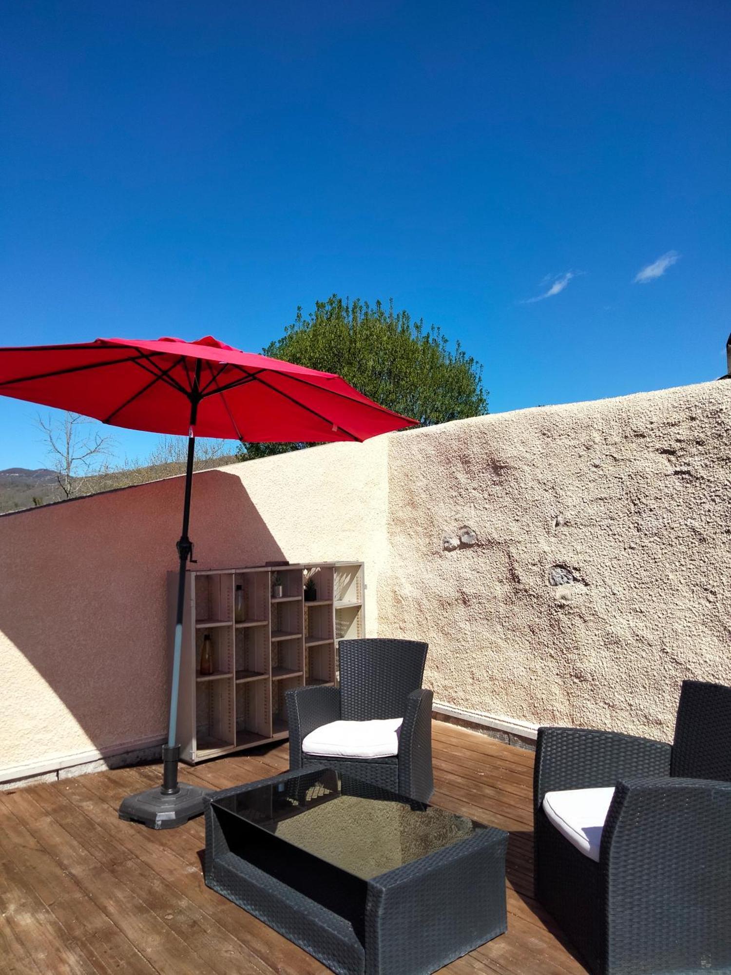 Chambre D'Hotes La Terrasse De Sabatas Chomérac Exterior foto
